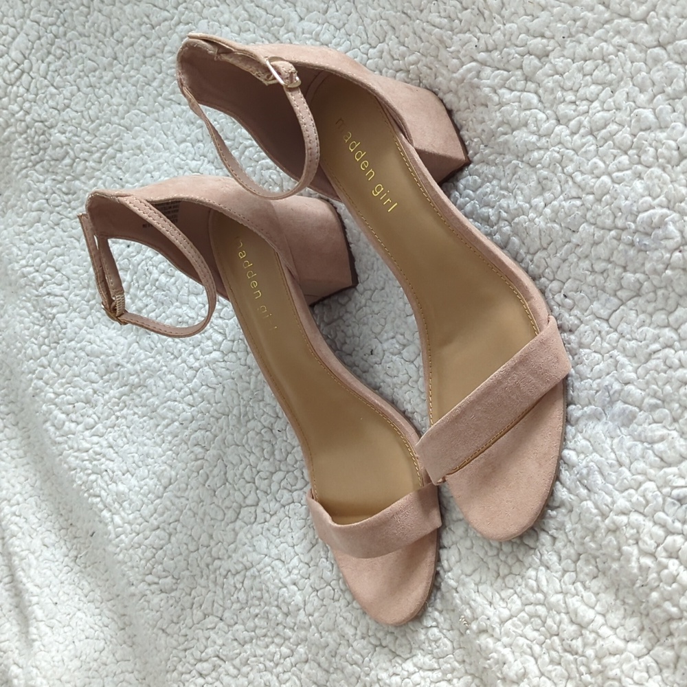 Madden Girl Rose colored heals
